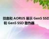 技嘉和 AORUS 展示 Gen5 SSD 和 Gen5 SSD 散热器