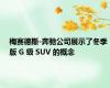 梅赛德斯-奔驰公司展示了冬季版 G 级 SUV 的概念