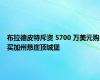 布拉德皮特斥资 5700 万美元购买加州悬崖顶城堡