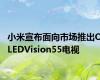 小米宣布面向市场推出OLEDVision55电视